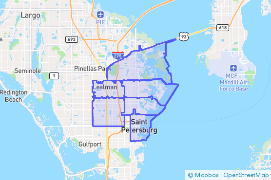 Service Area Map