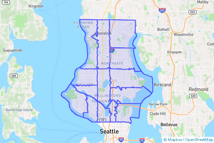 Service Area Map