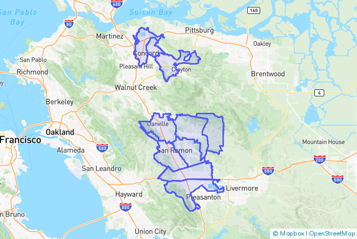 Service Area Map