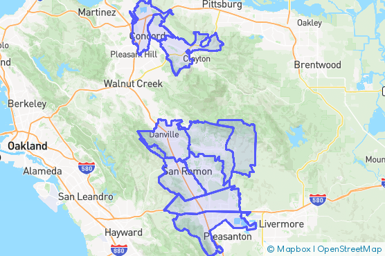 Service Area Map