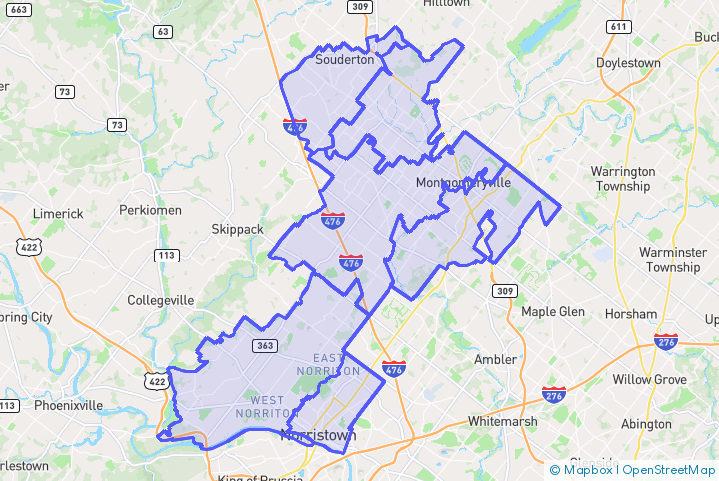 Service Area Map