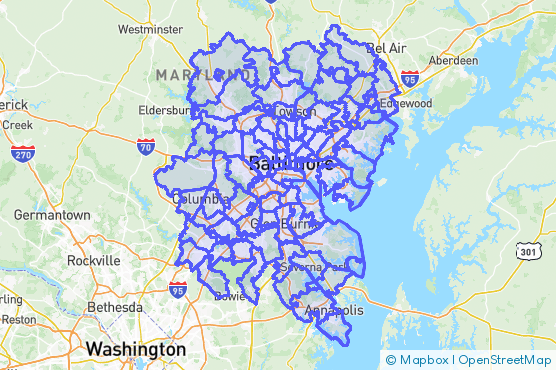Service Area Map