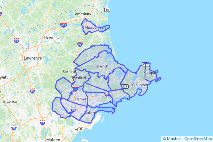 Service Area Map