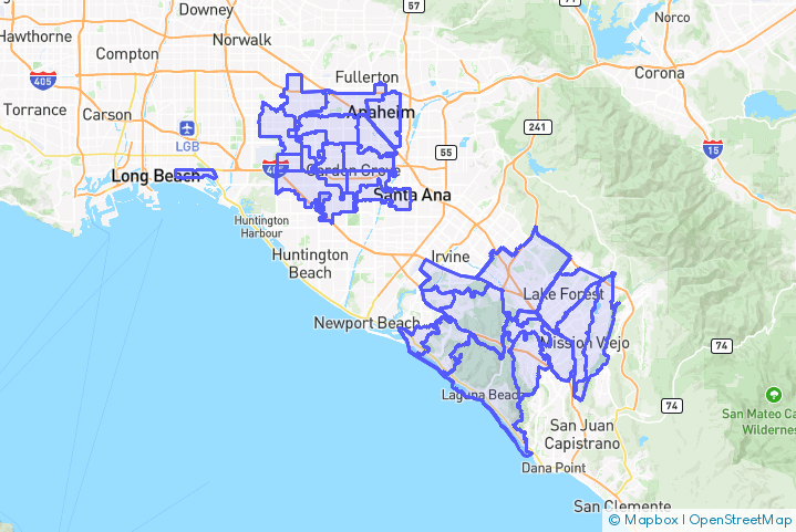 Service Area Map