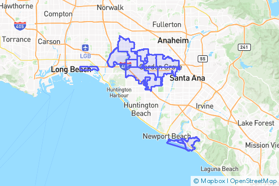 Service Area Map
