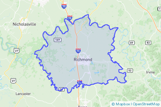 Service Area Map