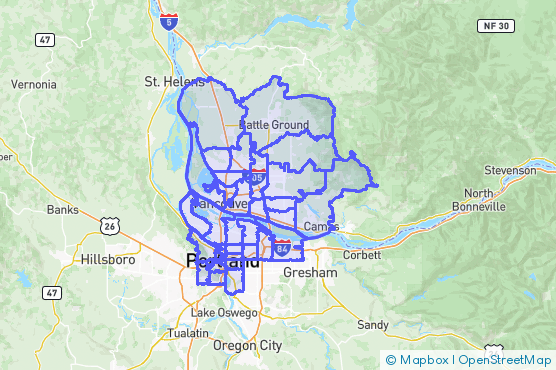 Service Area Map