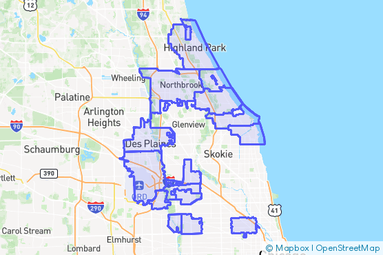 Service Area Map