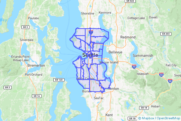 Service Area Map