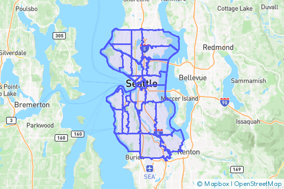 Service Area Map