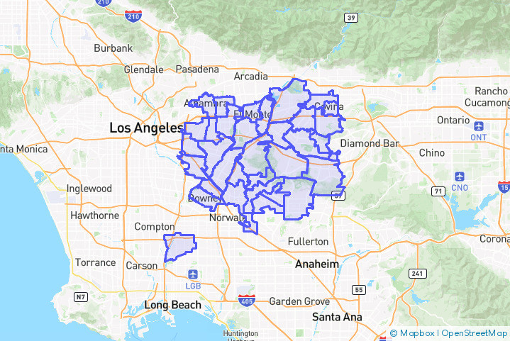 Service Area Map