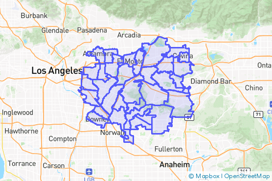 Service Area Map