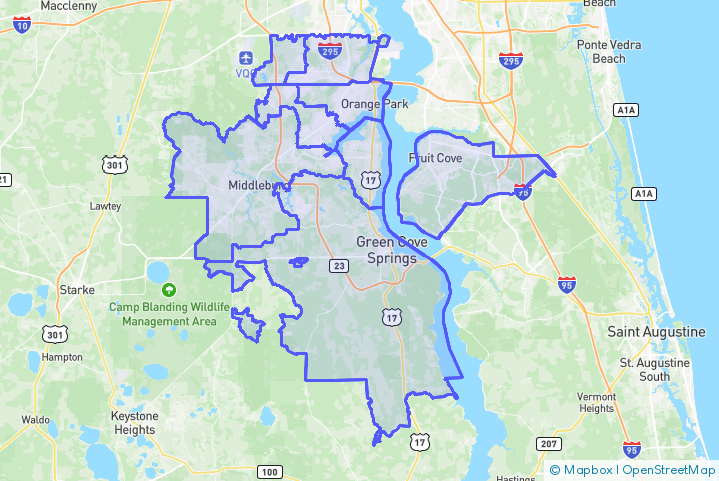 Service Area Map