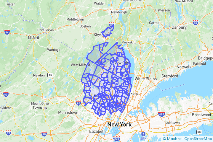 Service Area Map