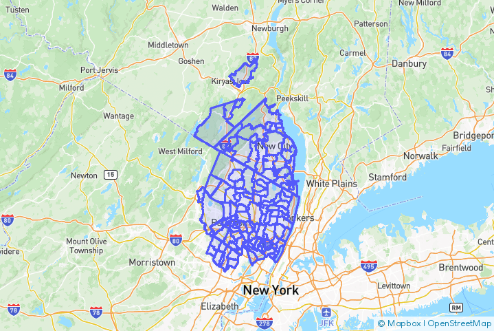 Service Area Map