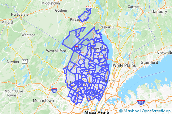 Service Area Map