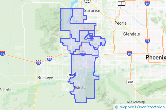 Service Area Map