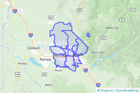 Service Area Map