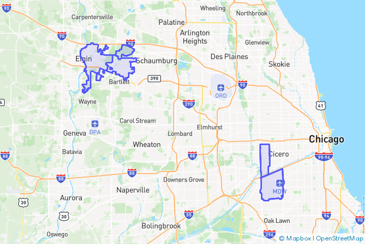 Service Area Map