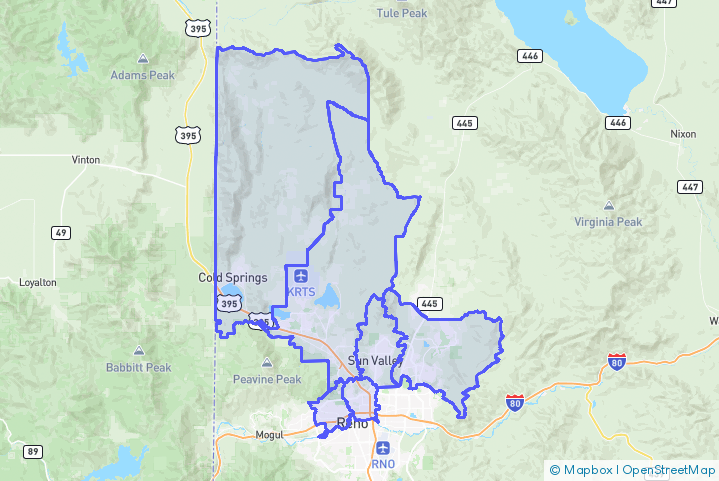 Service Area Map