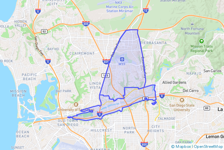 Service Area Map
