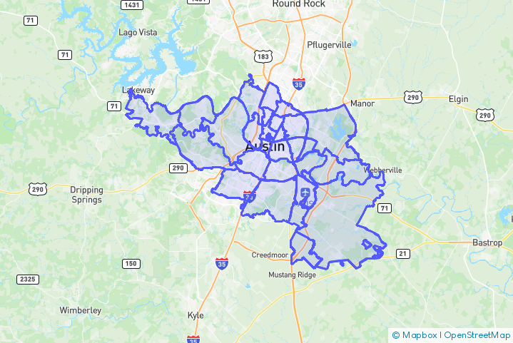 Service Area Map