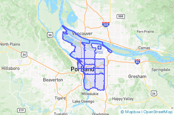 Service Area Map
