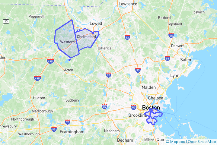 Service Area Map