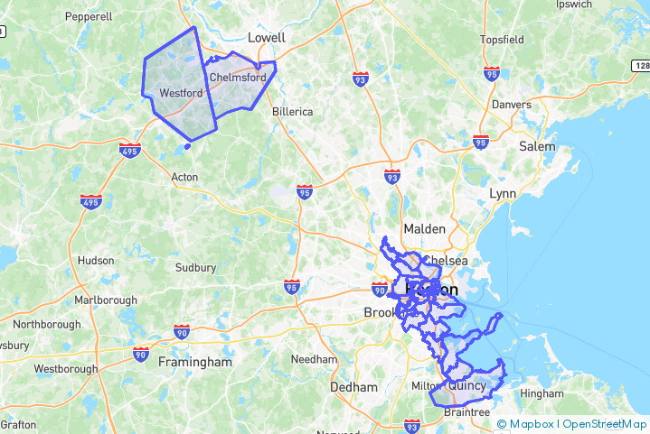Service Area Map