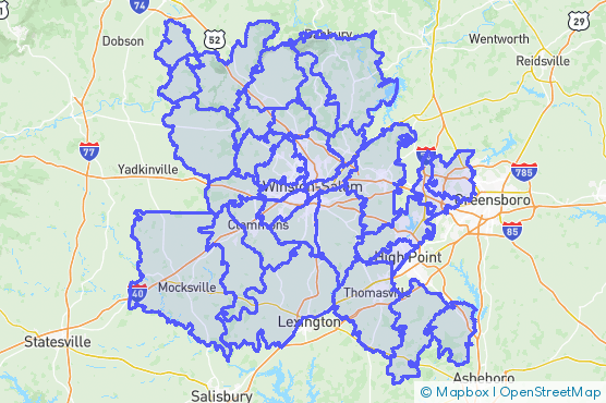 Service Area Map