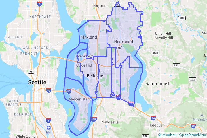 Service Area Map