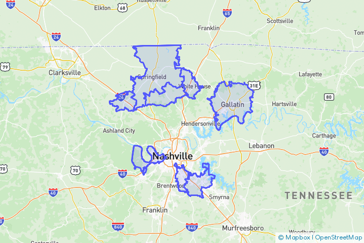 Service Area Map