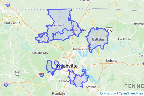 Service Area Map