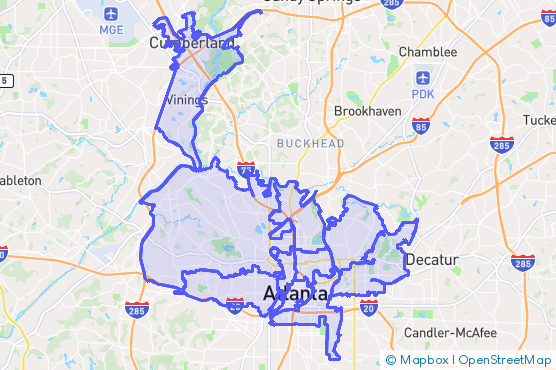Service Area Map