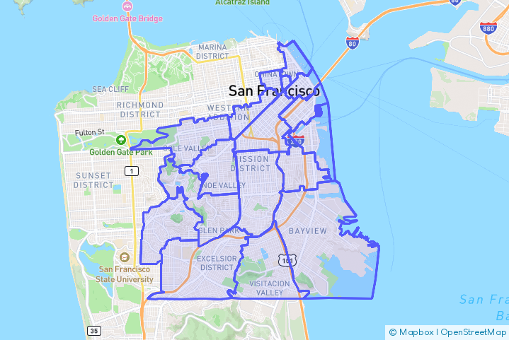 Service Area Map