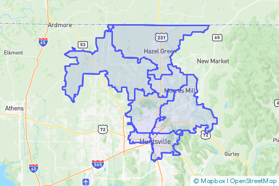 Service Area Map