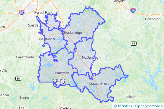 Service Area Map
