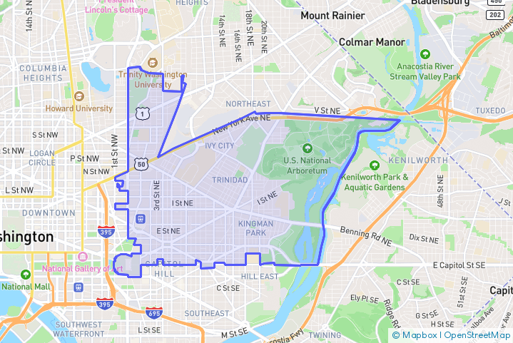 Service Area Map