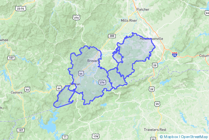 Service Area Map