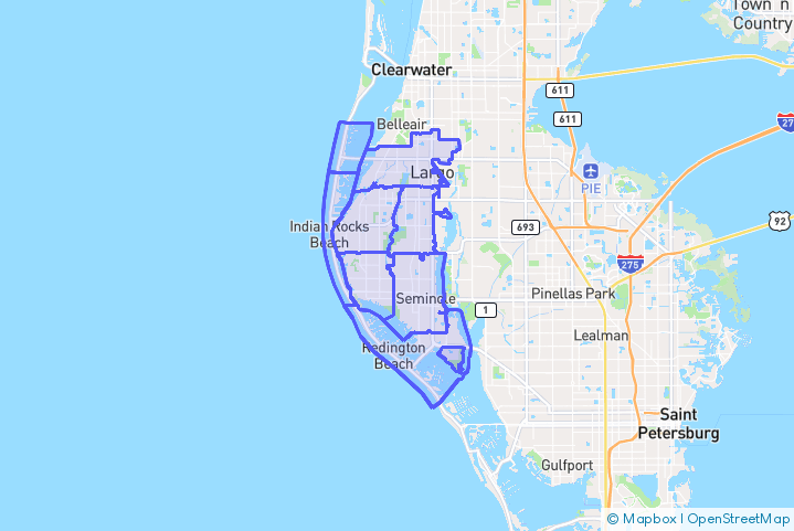 Service Area Map