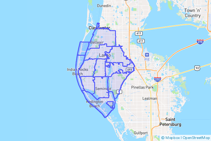 Service Area Map