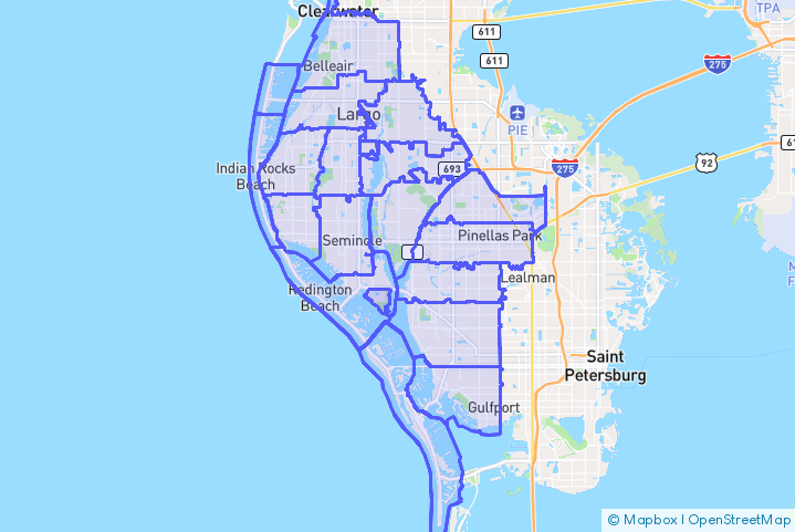 Service Area Map
