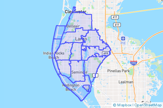 Service Area Map