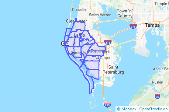 Service Area Map