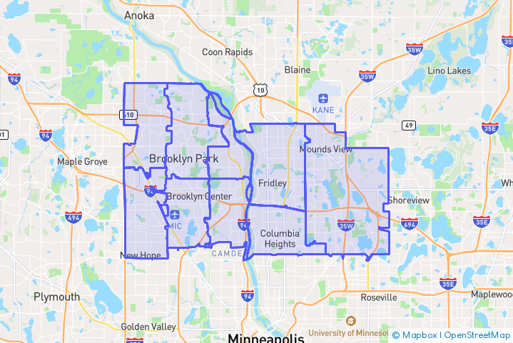 Service Area Map