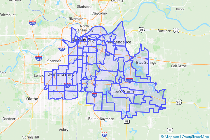 Service Area Map