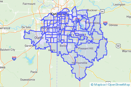 Service Area Map
