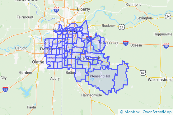 Service Area Map