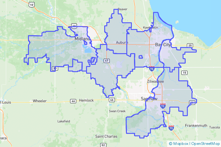 Service Area Map