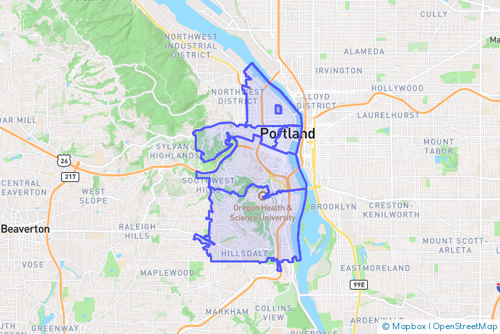 Service Area Map